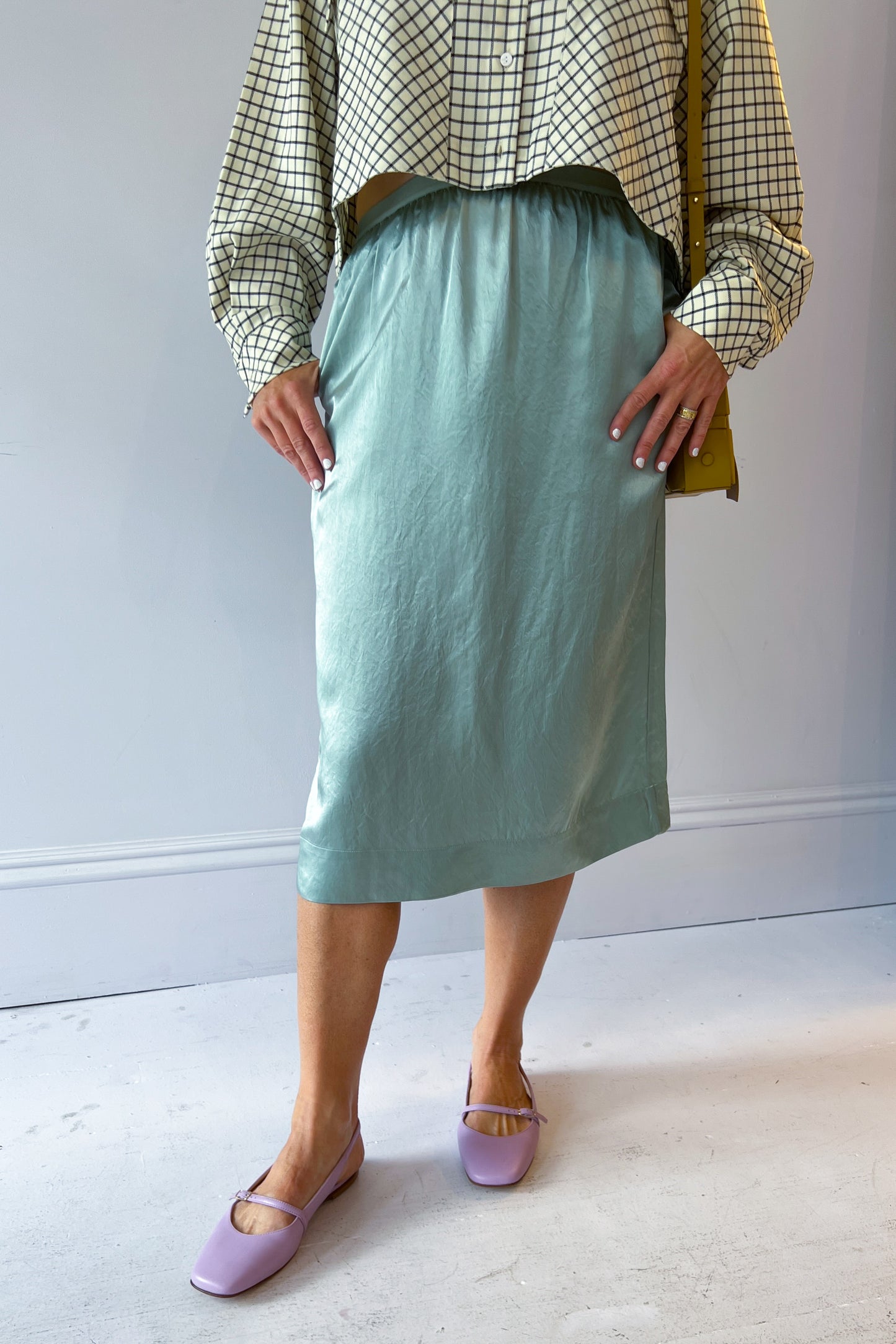Bellerose- Horia Skirt: Rain Blue