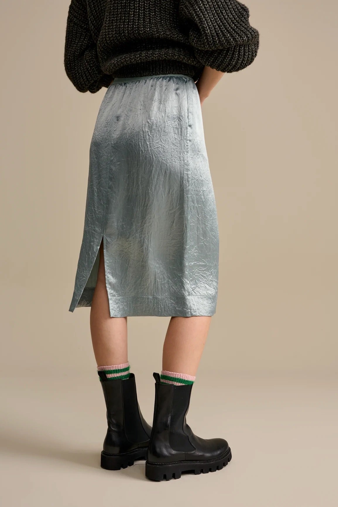 Bellerose- Horia Skirt: Rain Blue