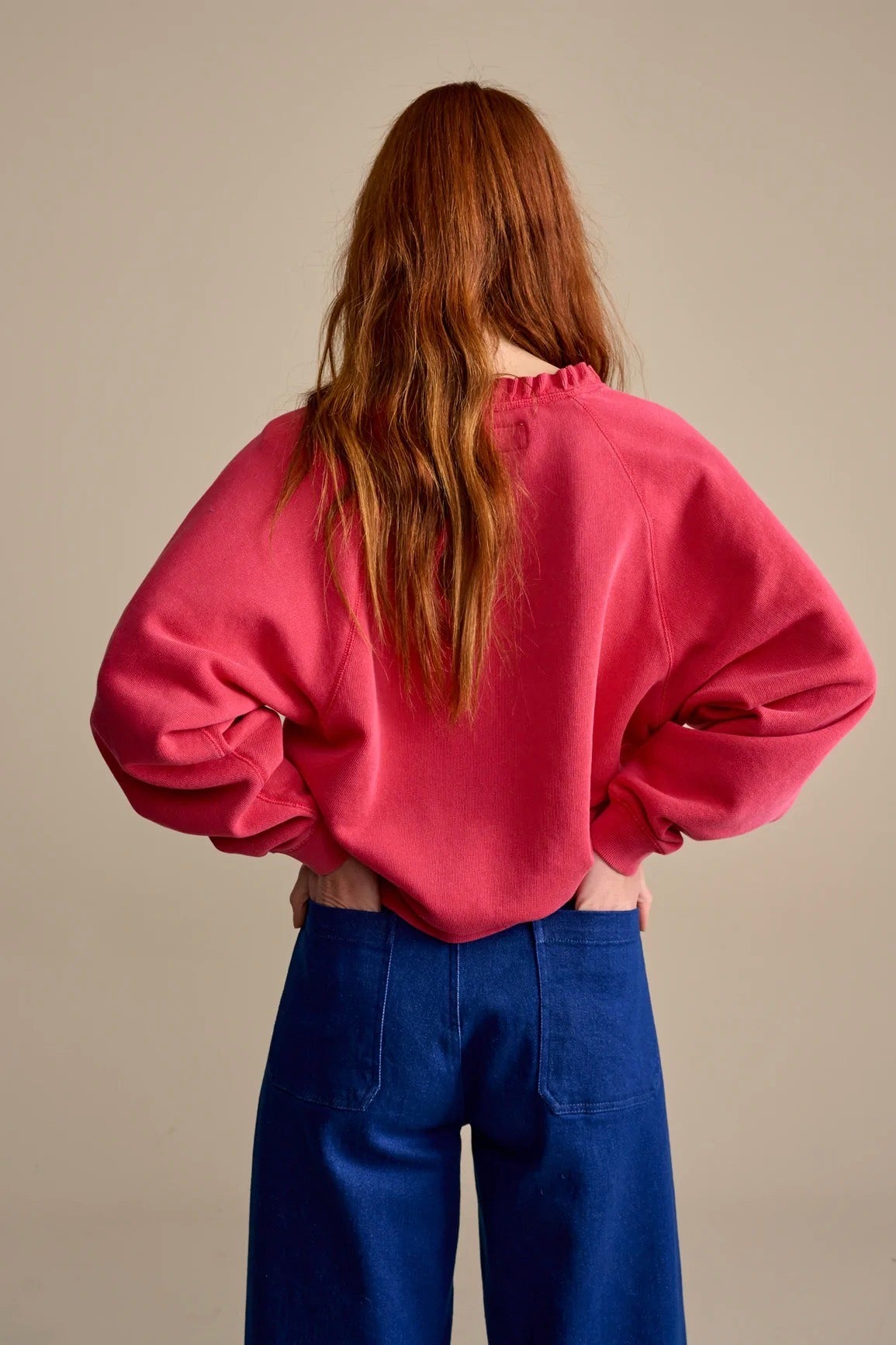 Bellerose- Felda Sweatshirt: Love Pink