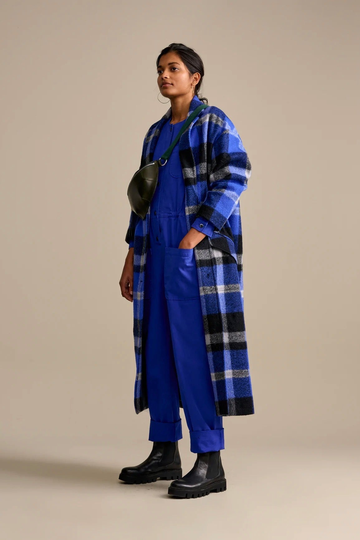 Bellerose- Clara Coat: Blue Check