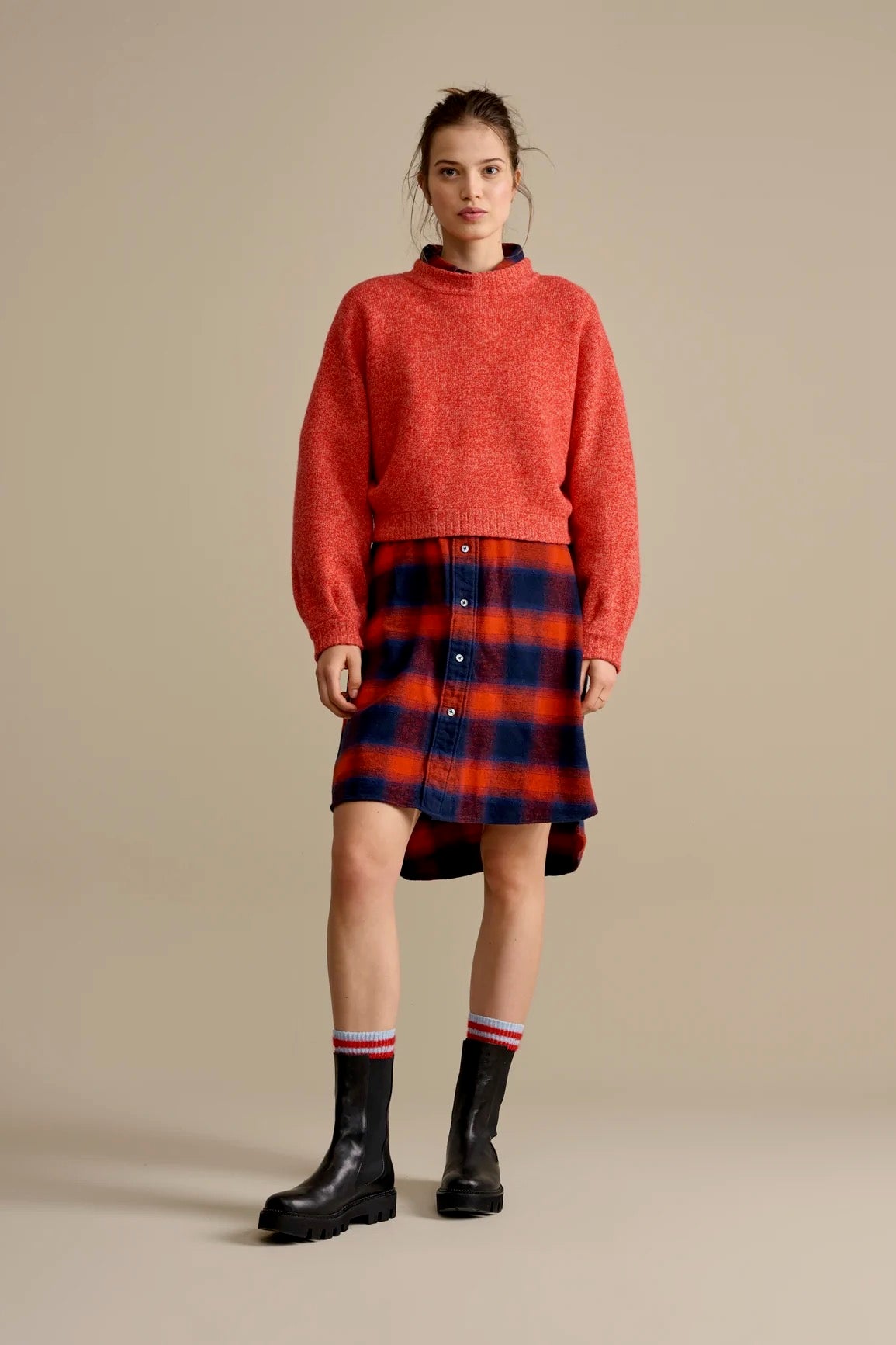 Bellerose- Daffa Sweater: Red