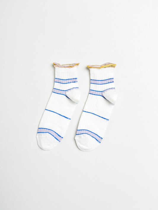 Bellerose - Filin Socks: Blue Stripe