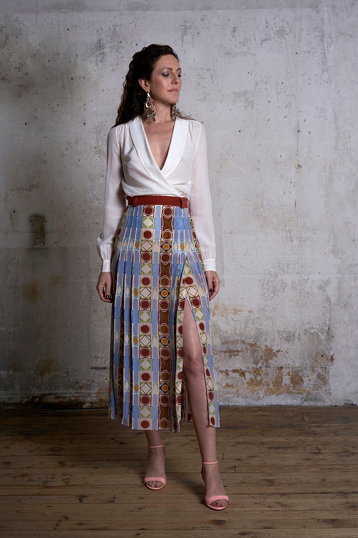 Alexandre Blanc - Pleated Skirt