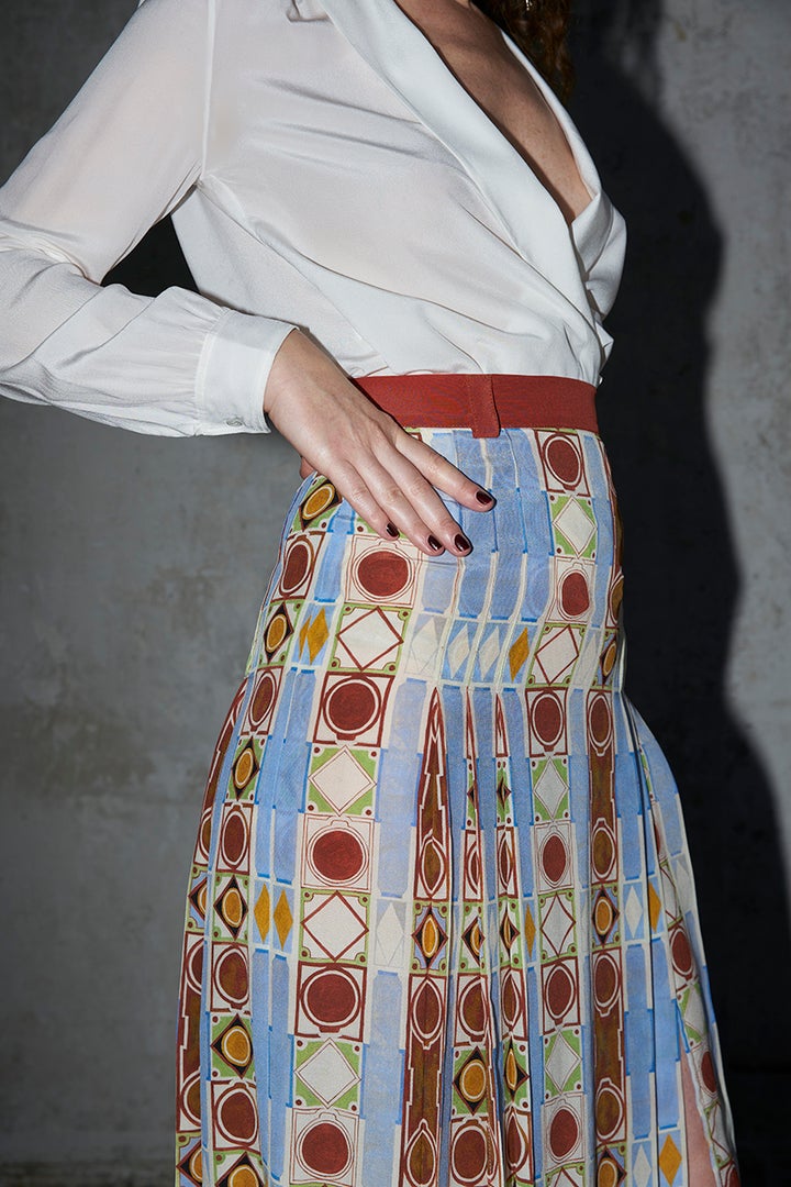 Alexandre Blanc - Pleated Skirt