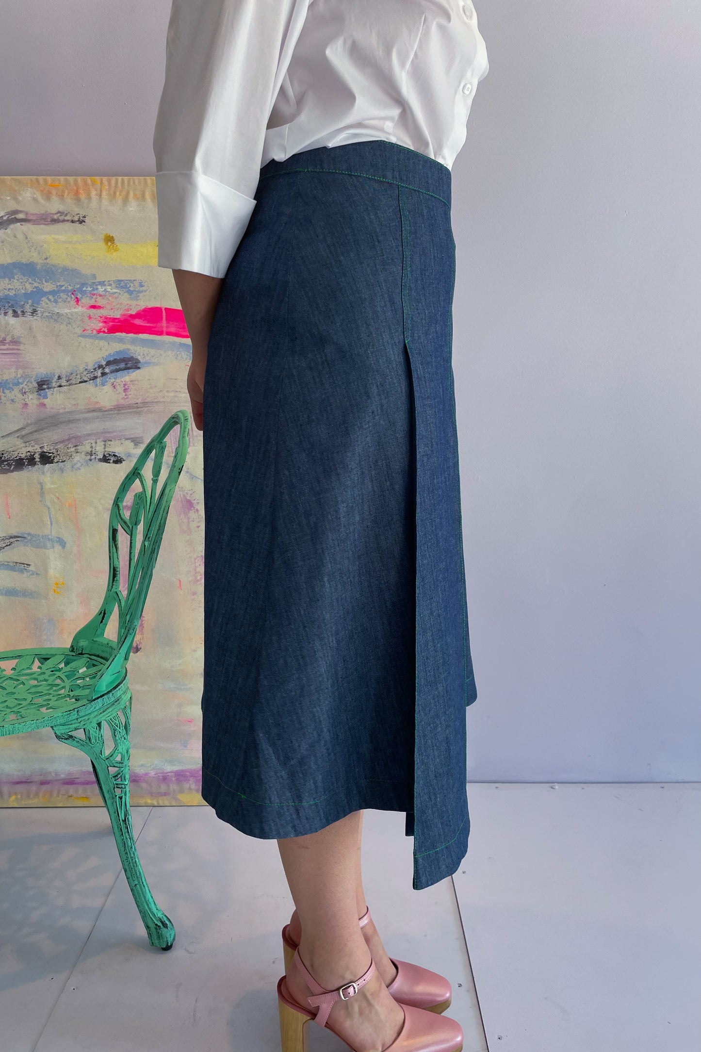 Vivetta - Denim Skirt: Dark Wash