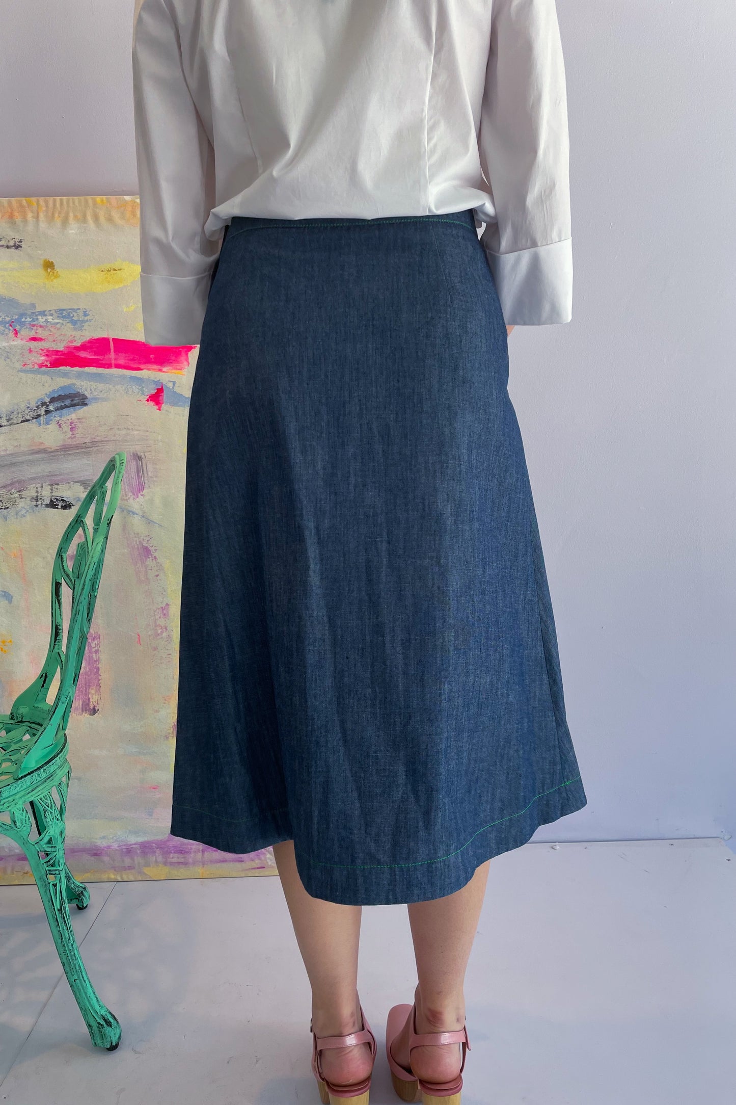 Vivetta - Denim Skirt: Dark Wash