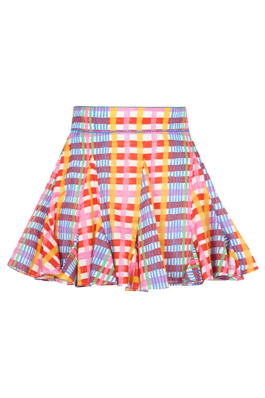 De Loreta - Puebla Skirt: Tartan Charra