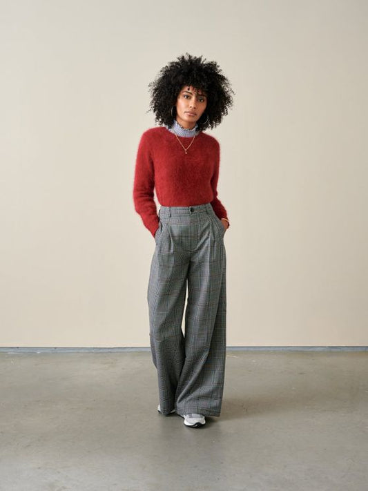 Bellerose - Datti Angora Sweater: Red Dhalia