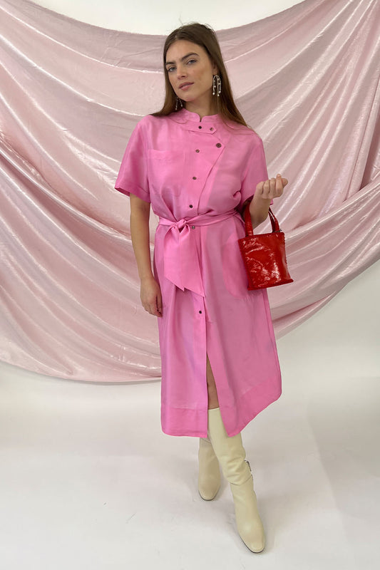 Soeur - Sardaign Dress: Pink Silk
