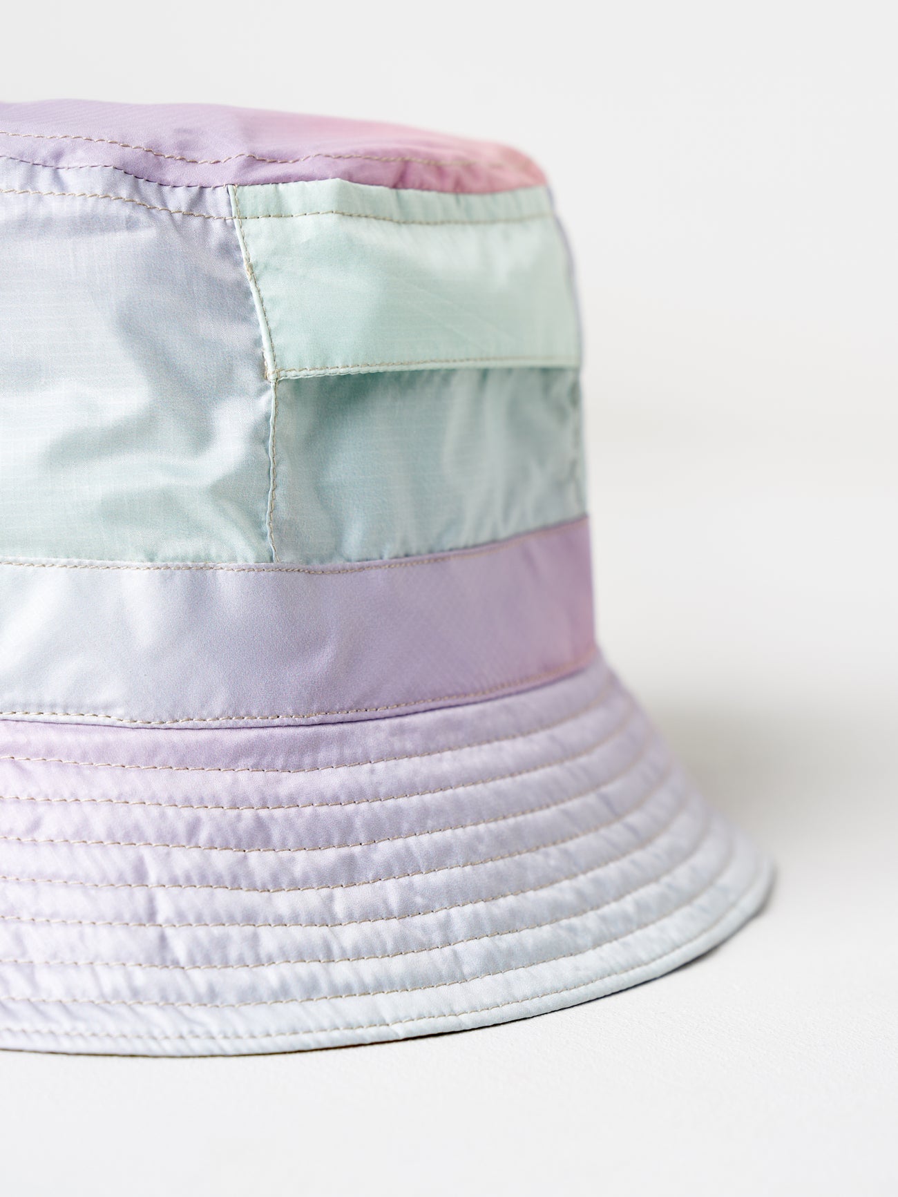 Bellerose - Harya Bucket Hat: Green/ Purple