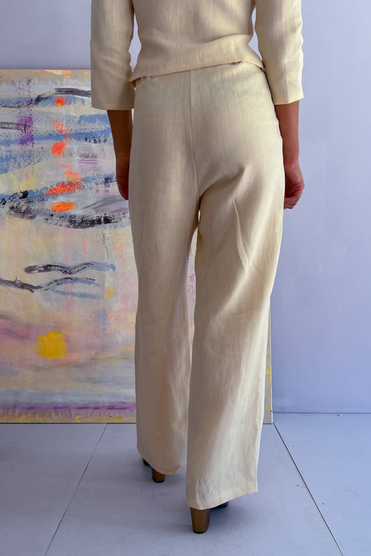 Buci- Linen Pants: Natural