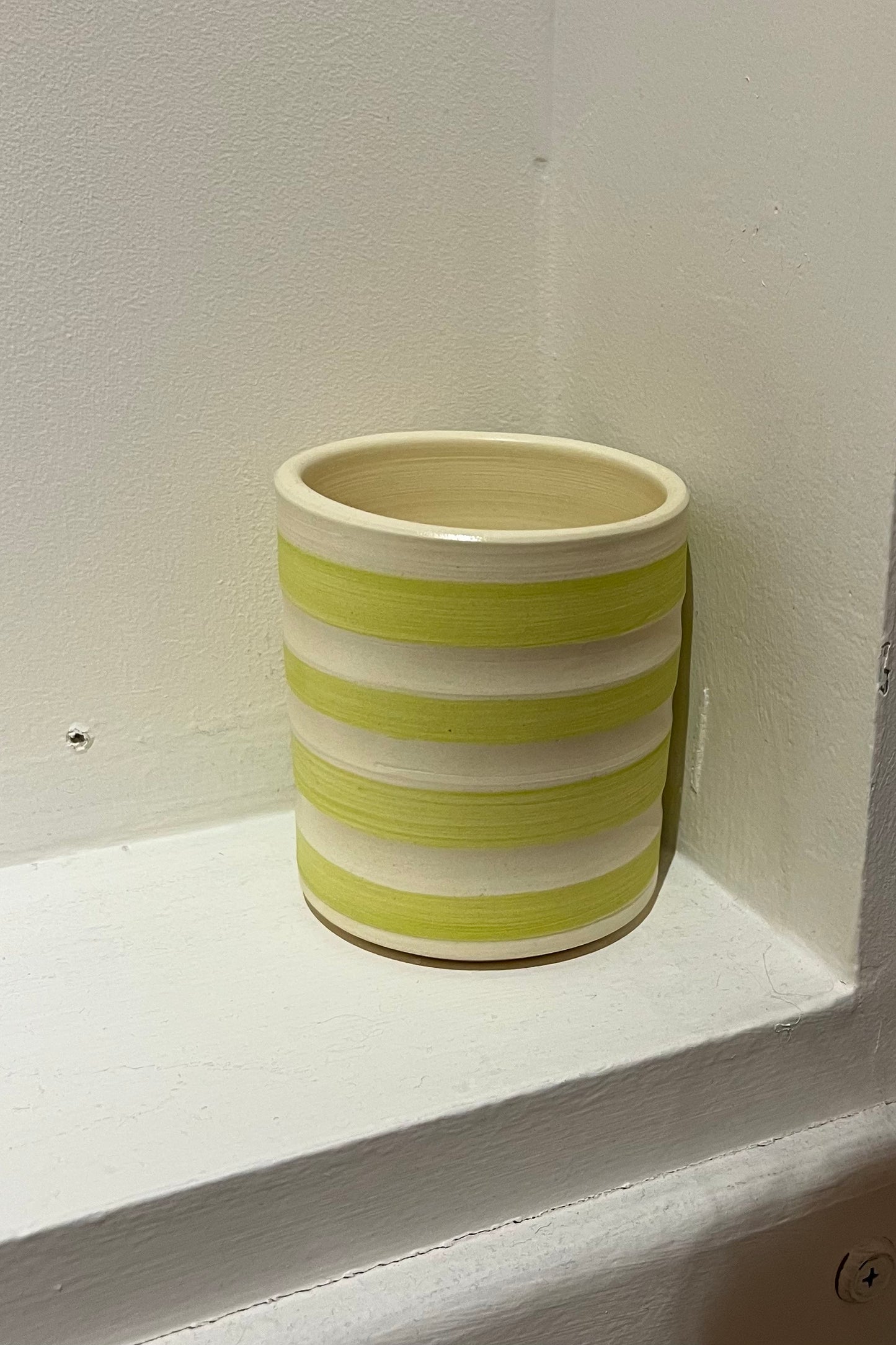 Pottery By Fern - Neon Wide Stripes Cup