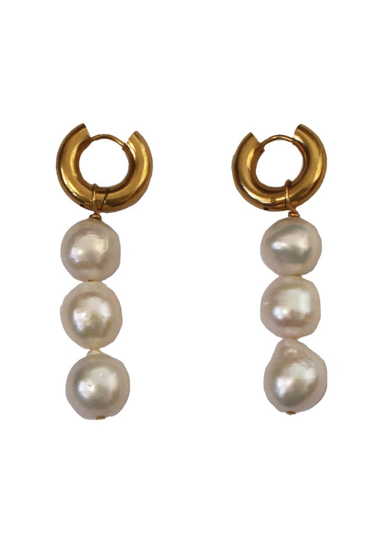 Briwok- Libby Baroque Pearl Earrings