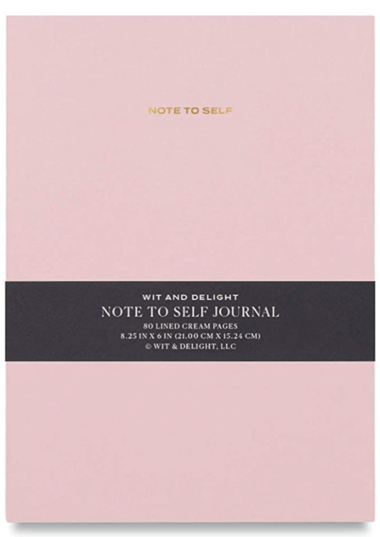 Wit & Delight - Note to Self Journal: Pink