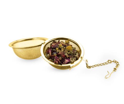 Pinky Up  - Small Tea Infuser Ball: Gold