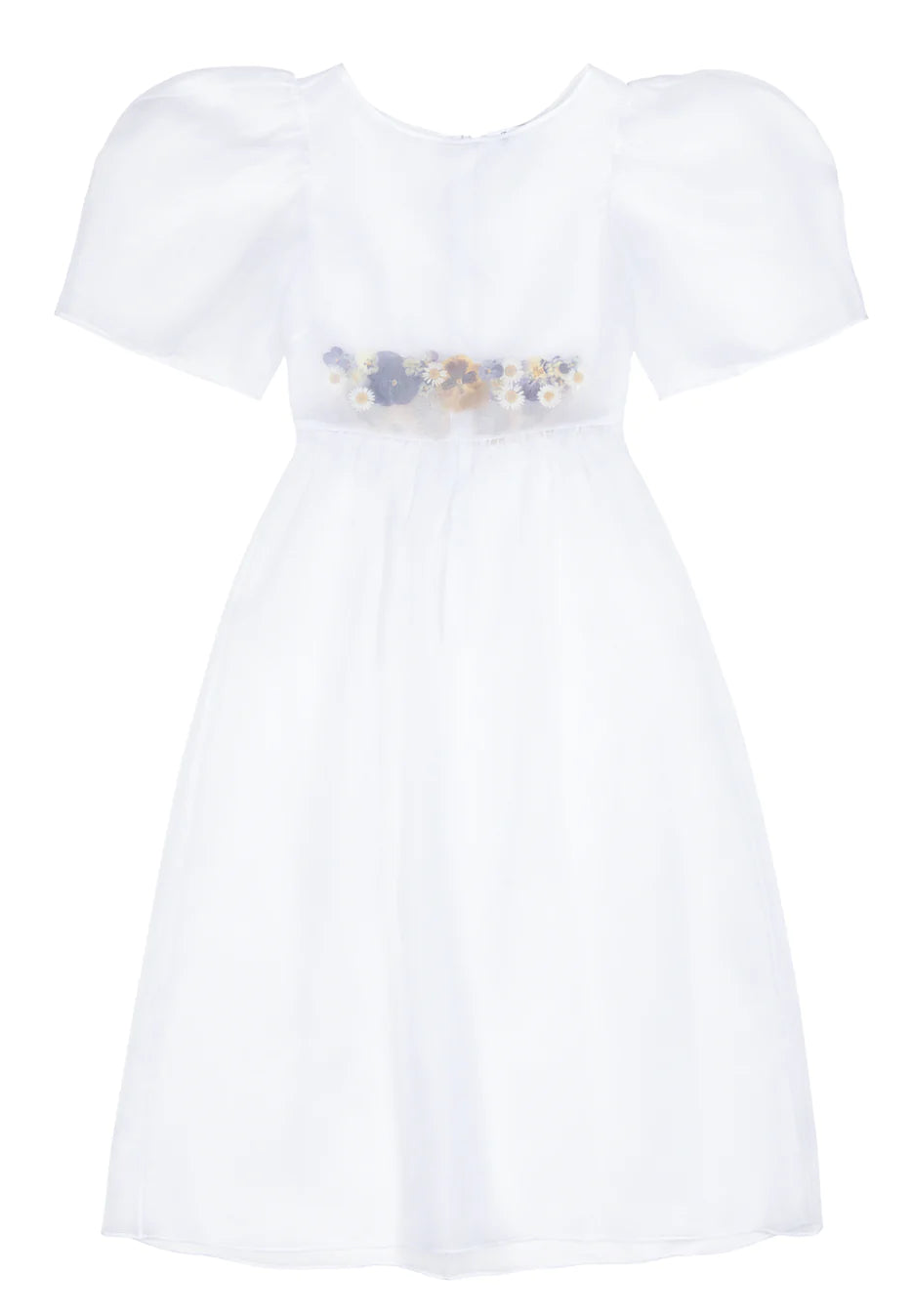 Dauphinette- Claude Bleeding Hearts Dress: White