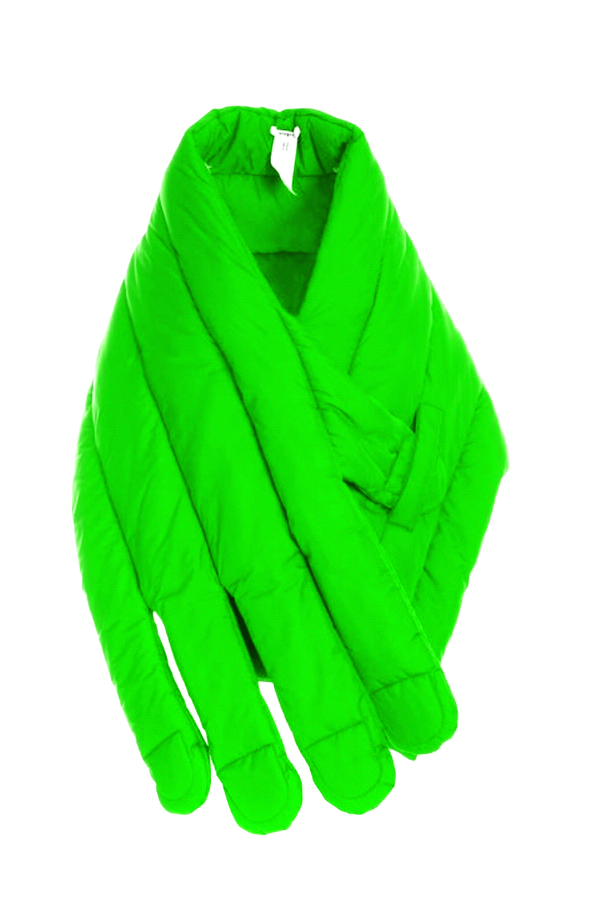 Vivetta- Oversized Arm Scarf: Green