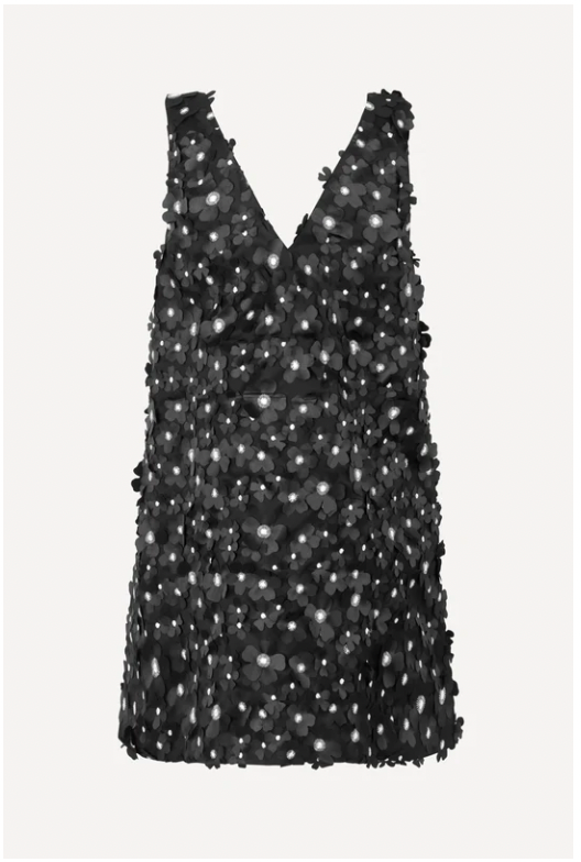 Stine Goya- Elena Dress: Black Blossom