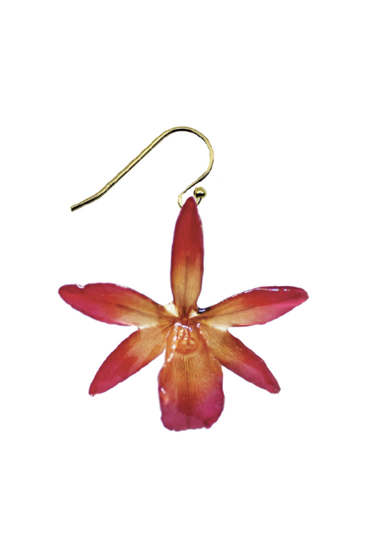 Dauphinette - Duchess Orchid Earring: Gold
