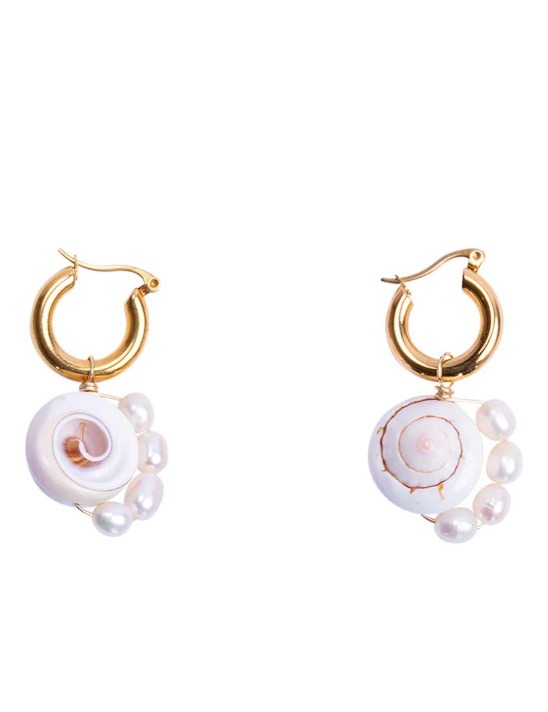 Briwok - Coquilles Earrings: Shell