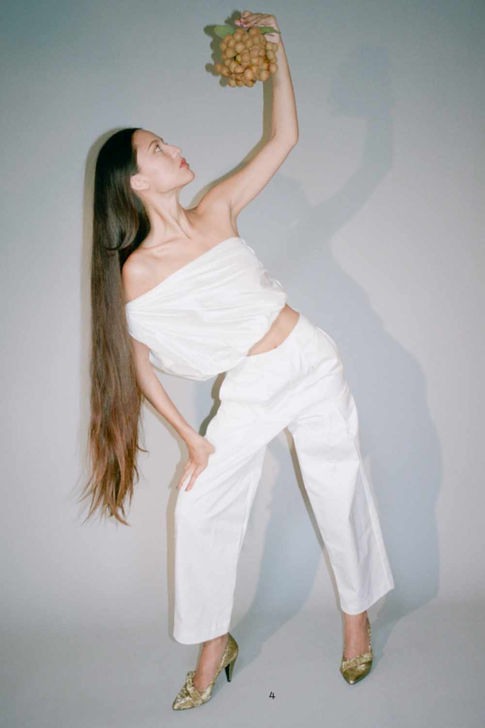 Chelsea Mak - Noa Trousers: White