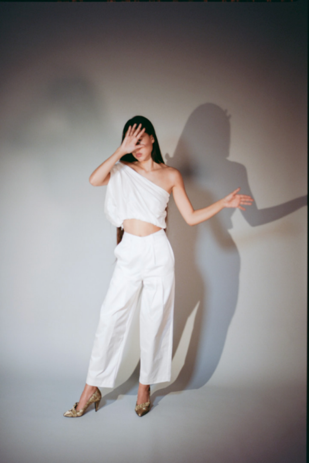 Chelsea Mak - Noa Trousers: White