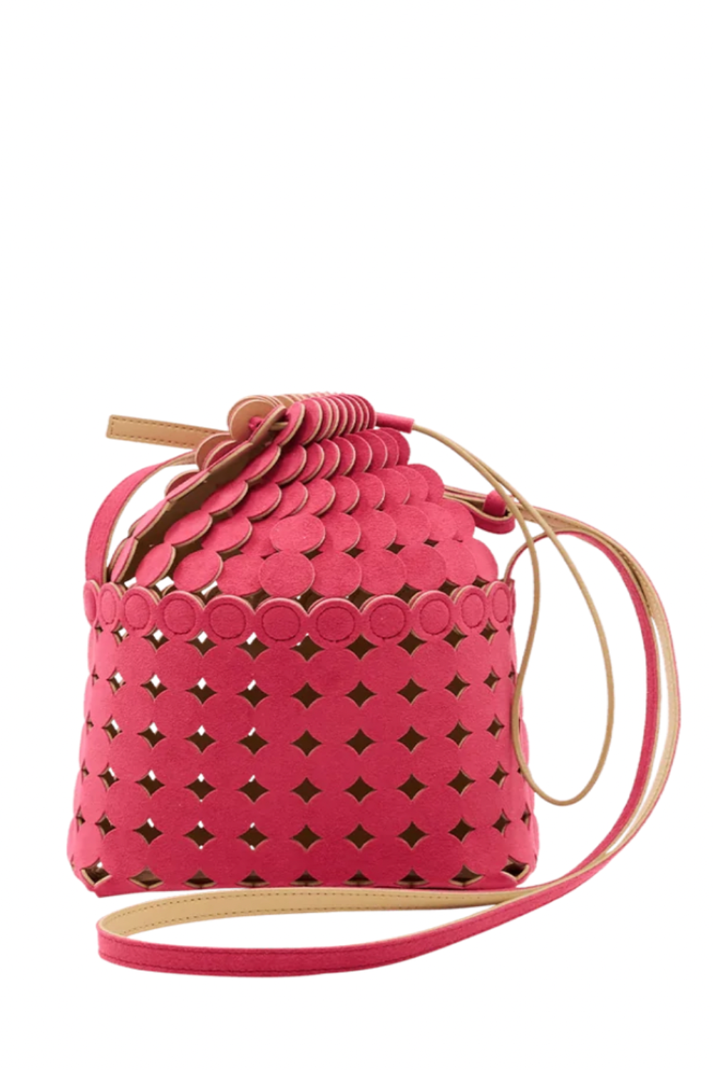 Mary Al Terna - Moon Shoulder Bag: Pink
