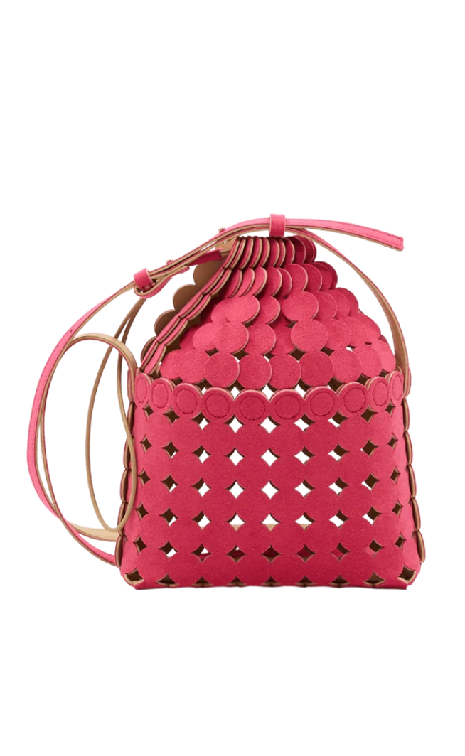 Mary Al Terna - Moon Shoulder Bag: Pink
