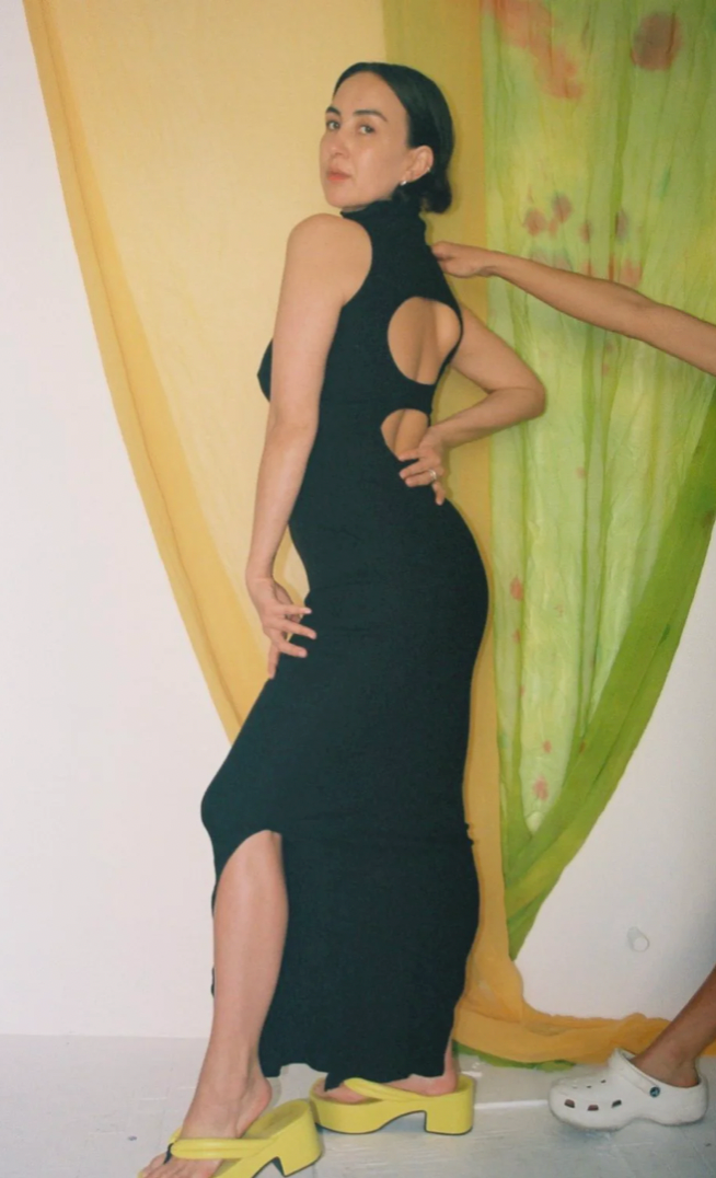 Lily Forbes - Colette Dress: Black