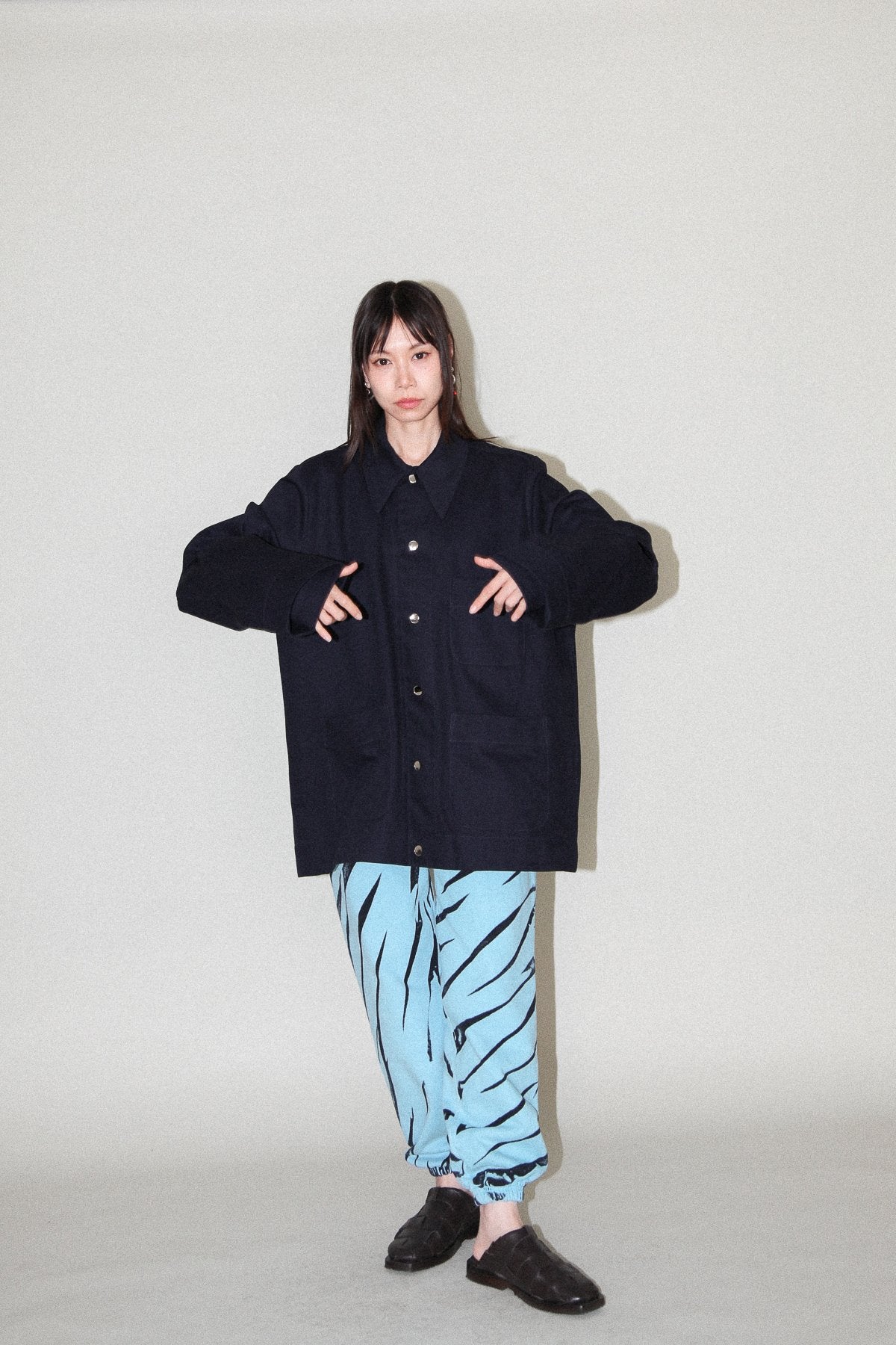 KkCo - Slit Jacket: Navy