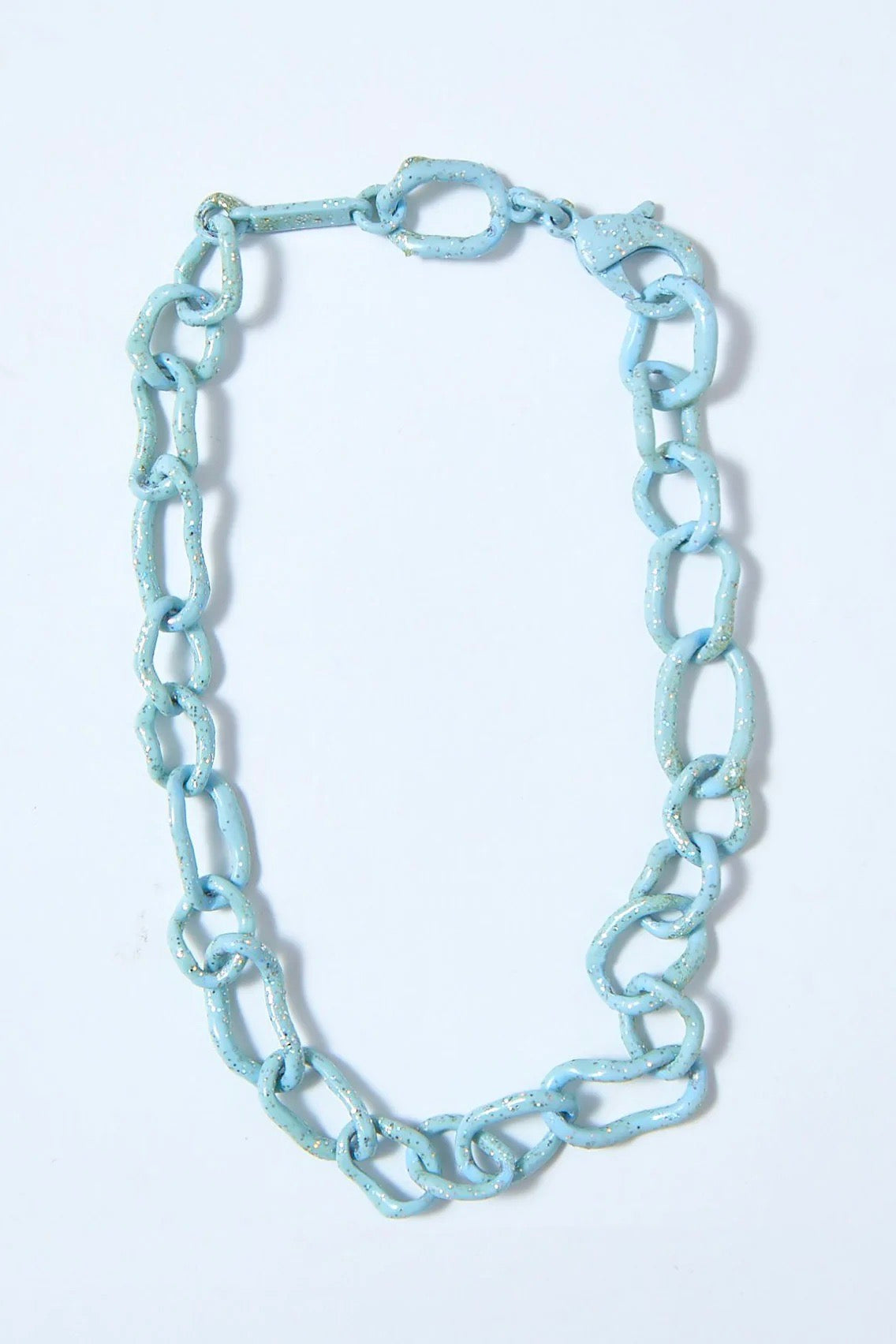 Collina Strada - Crushed Chain Necklace: Ice Caps