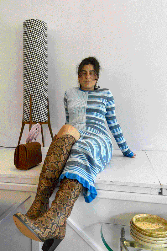Helmstedt- Aninu Dress: Blue