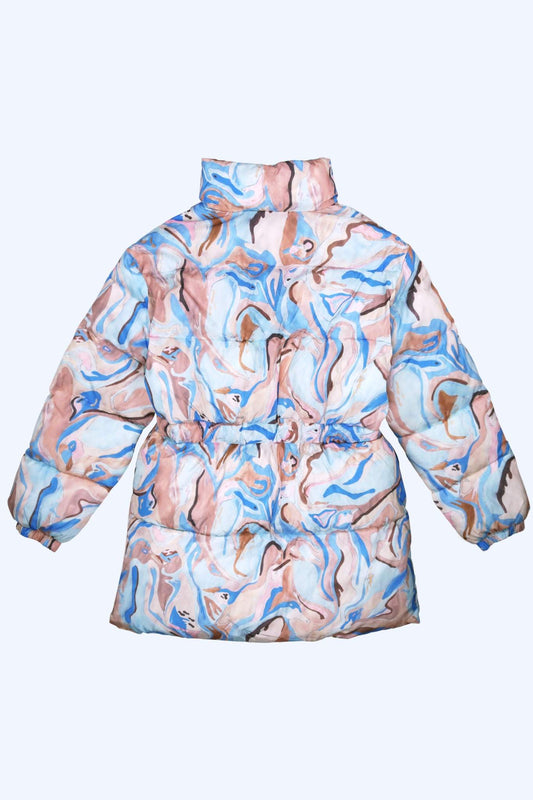 Helmstedt -  Glacier Puffer Coat : Abstract Penguin