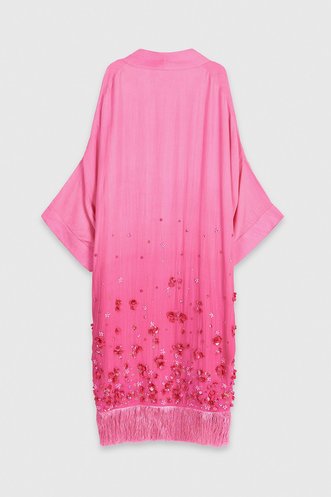 Essentiel Antwerp- Bocktail Ombre Sequin Kimono: Pink Cheeks
