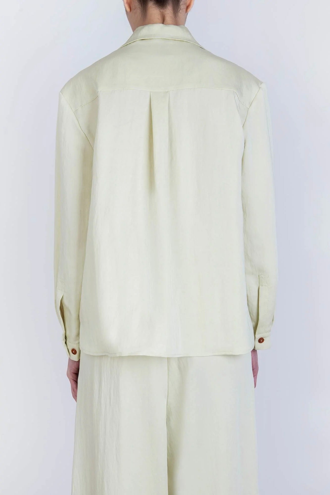 Alysi - Long Sleeve Shirt: Vanilla