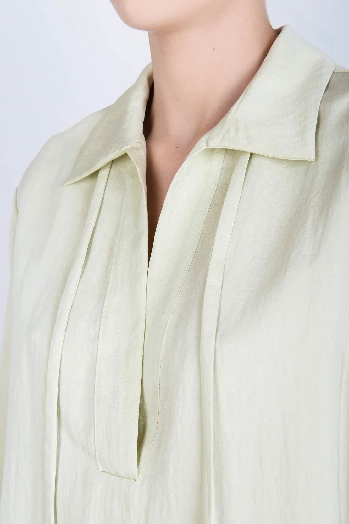 Alysi - Long Sleeve Shirt: Vanilla