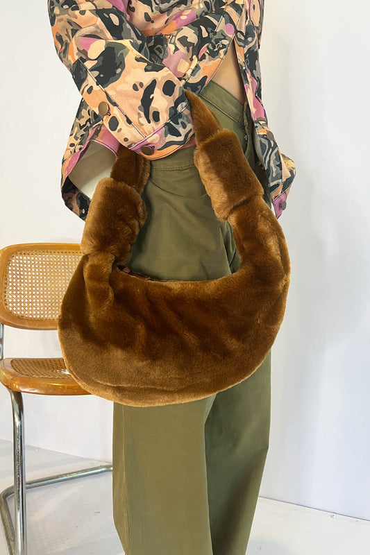 Stine Goya- Julius Bag: Brown Fur