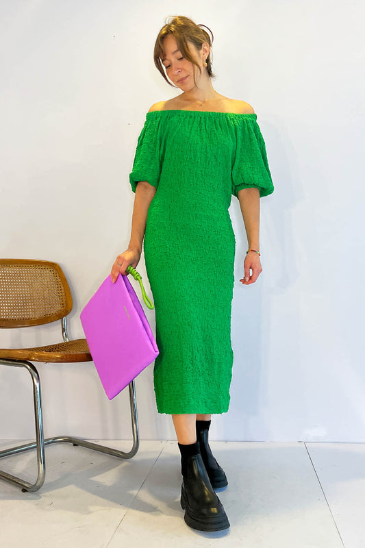 Stine Goya- Nati Dress: Classic Green