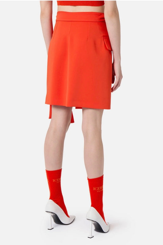 Iceberg - Mini Skirt: Orange