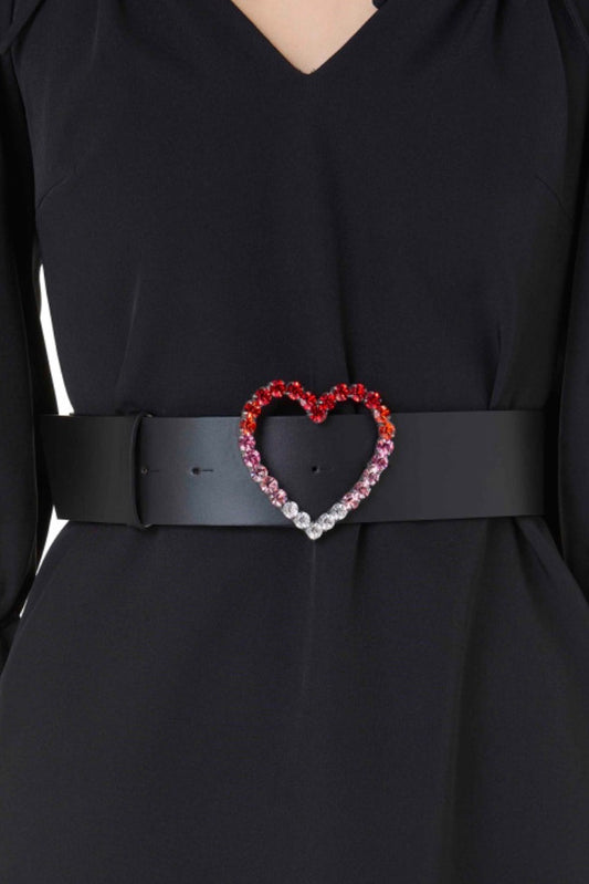 Vivetta - Heart Belt: Black