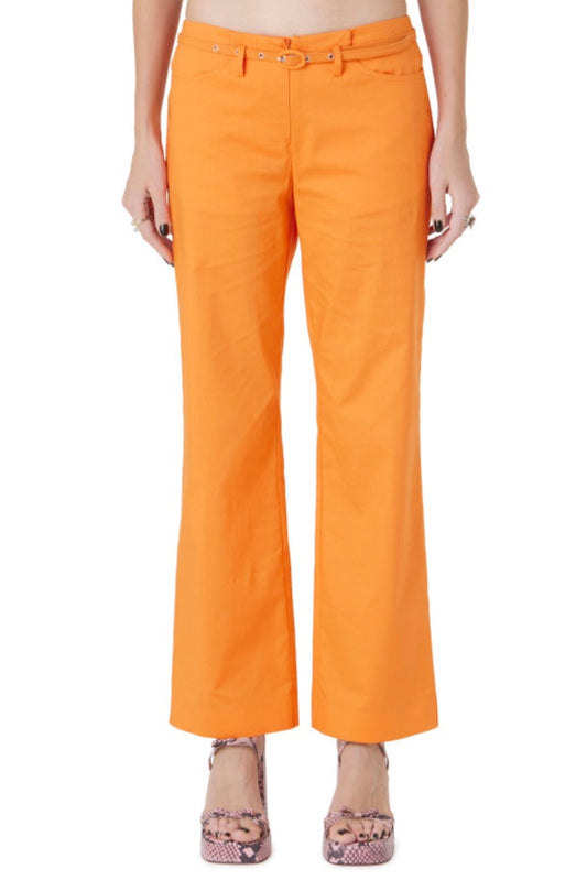 Vivetta - Cropped Pants: Orange