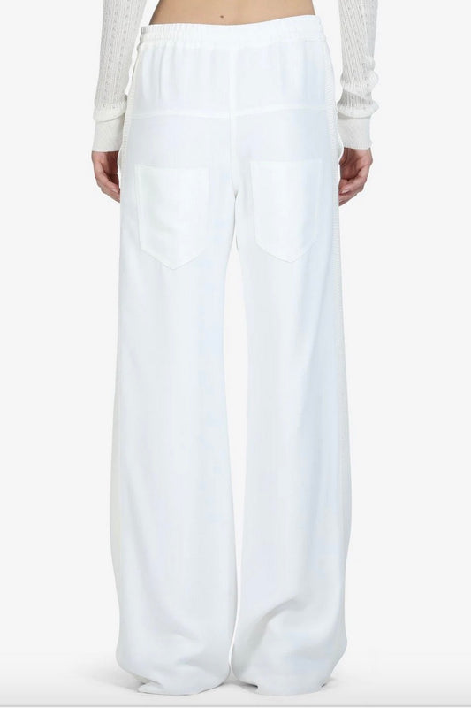 No. 21 - Wide Leg Trouser: White