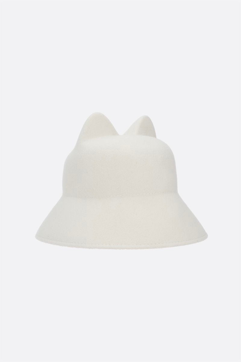 Vivetta- Cat Ears Hat: Off White