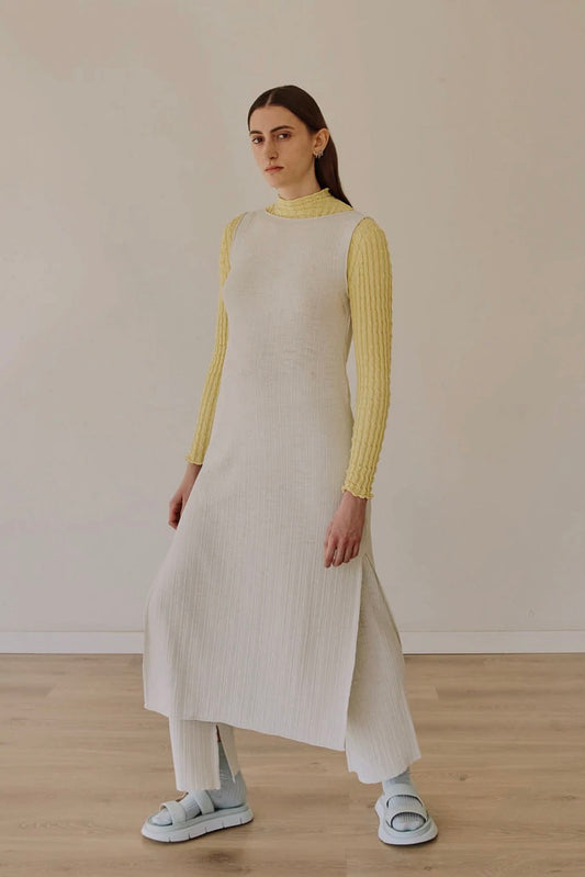 Rus- Michi Dress: Salt