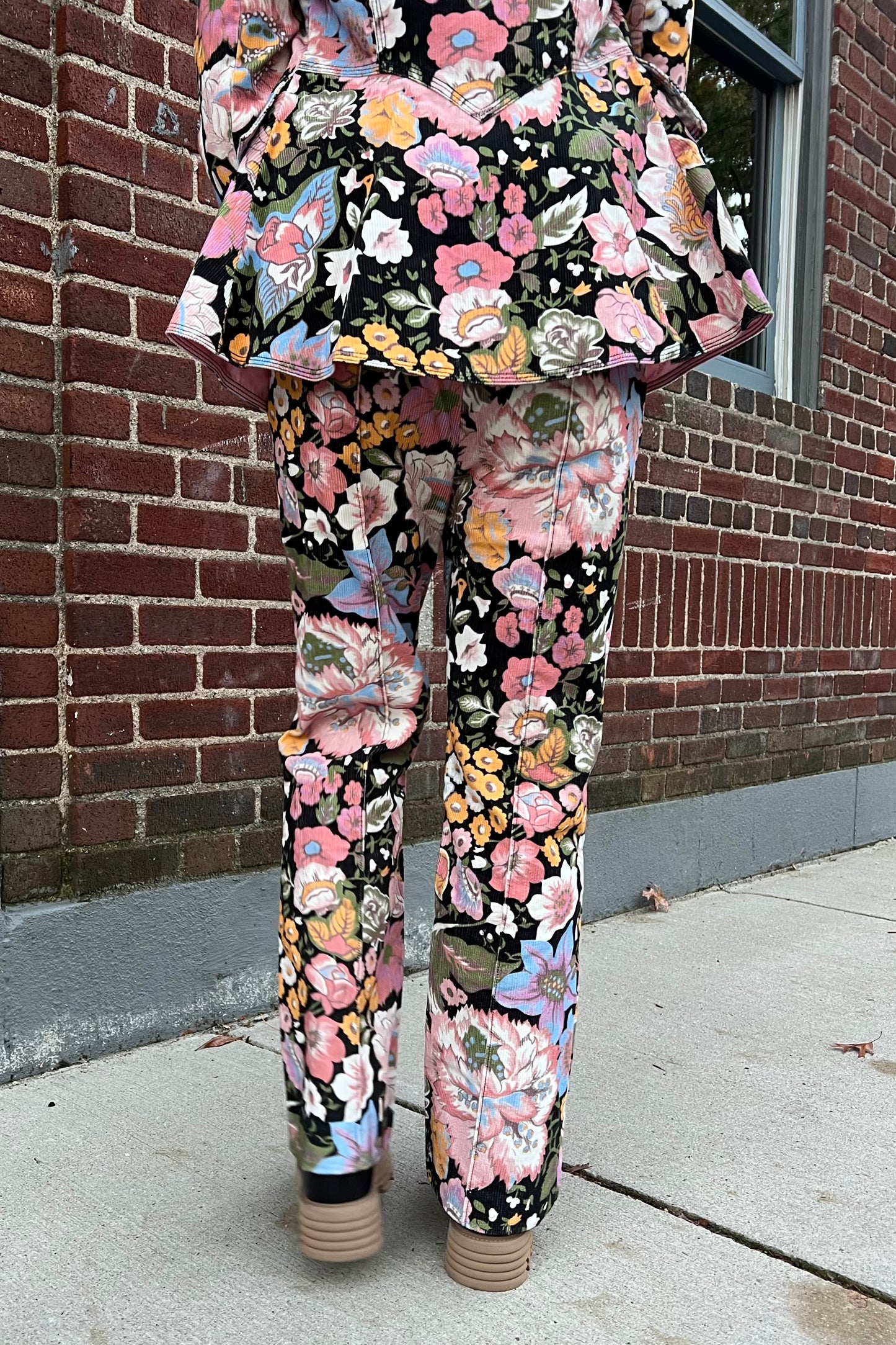 Manoush - Carnaby Trousers: Pink Floral