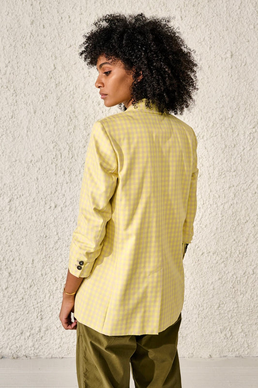 Bellerose - Vivien Blazer: Yellow Check B