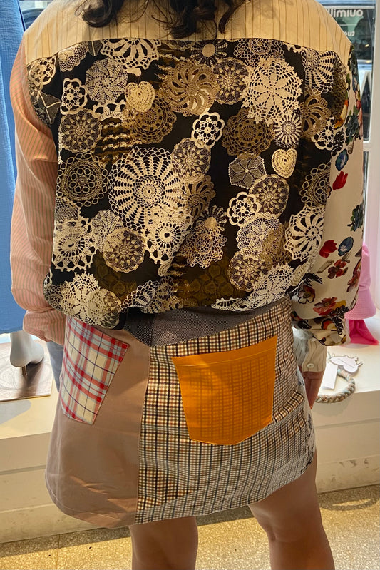 Marco Rambaldi - Patch Mini Skirt: Multicolor