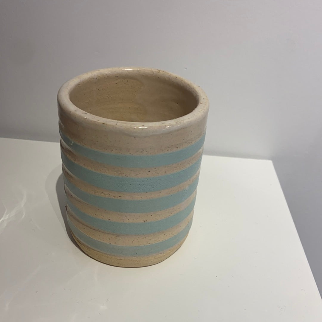 Pottery By Fern - Wide Stripes Cup