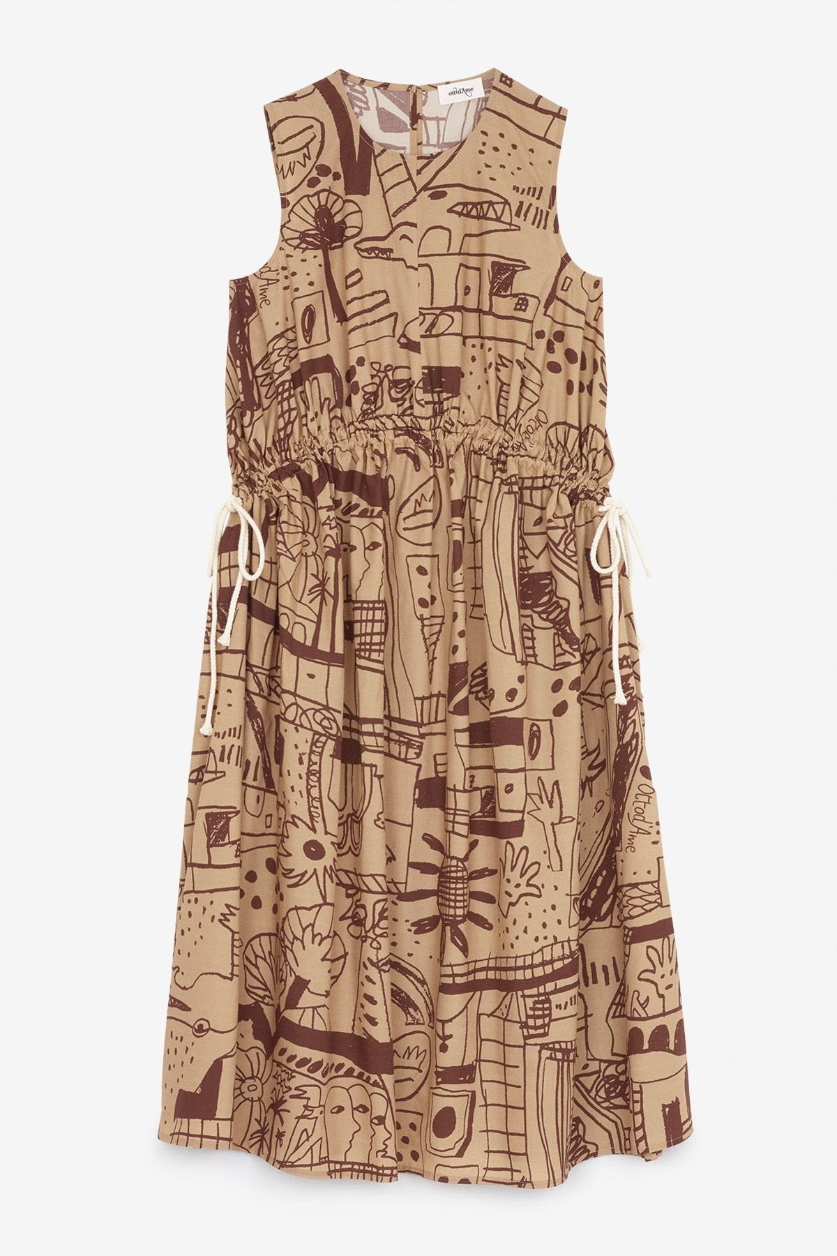 Ottod'ame - Haveli Dress: Brown