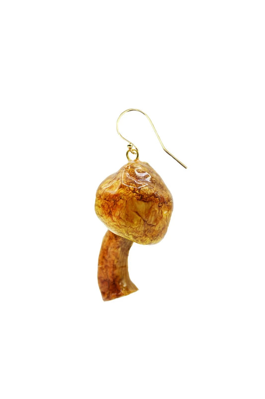Dauphinette - Mini Mushroom Earring: Gold